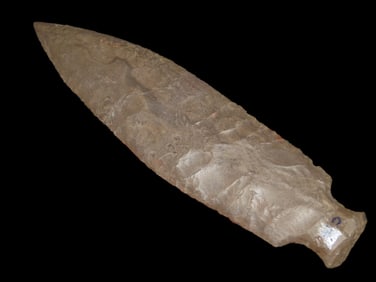 7 3/8" Elk River, Great Huge Size, Restored Tip, Ex Walt McIntire Collection