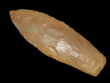 4 1/8" Restored Agate Basin, TN, Ex Walt McIntire Collection