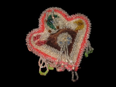 5" x 5" Beaded Native American Item