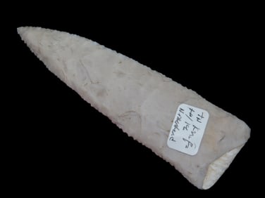 4 3/8" Serrated Knife, Restored Base, TN, Ex Walt McIntire Collection