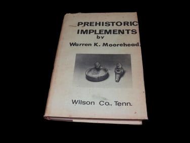 Book Prehistoric Implements by Warren K. Moorehead