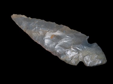 3 5/16" Turkey Tail, Restored, Tennessee, Ex Walt McIntire Collection