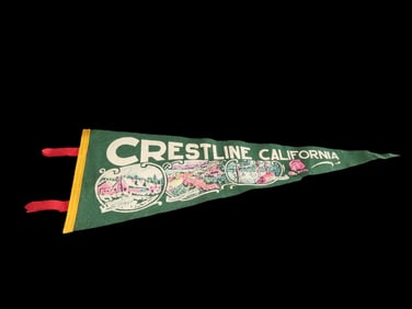 25" Crestline California Banner Pennant