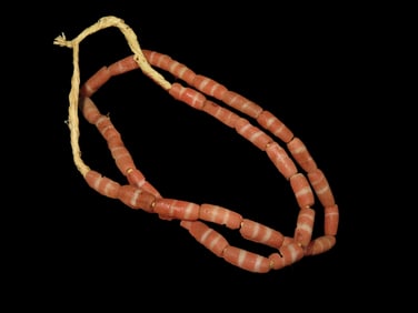 16" Strand of African Sandcast Beads