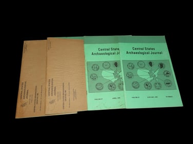 1980 4 Set of Central States Archaeological Journals