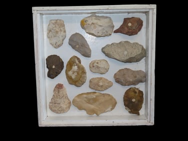 13X14" Frame of Tools and Blades, Western Collection from Montana