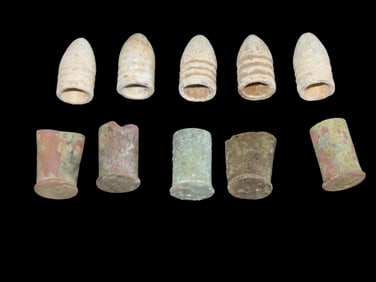 Misc. Civil War Bullets, Found by Boyd Cole in Wayne Co Tennessee while Metal Detecting