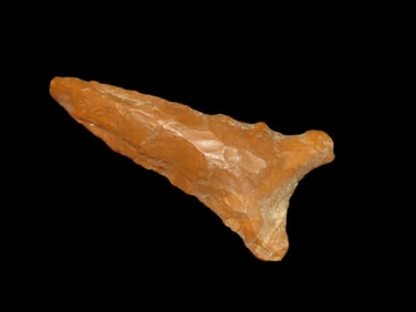 2 1/4" Graham Cave, Keele COA, Creek Stained, Milan, MO