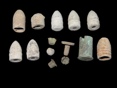 Misc. Civil War Items, Found by Boyd Cole in Wayne Co Tennessee while Metal Detecting