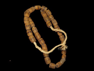 12" Strand of African Sandcast Beads