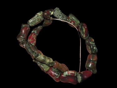 16" Strand of Earth Tone Coral