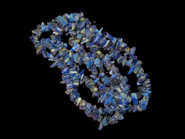 17" Strand of Lapis Chip Beads