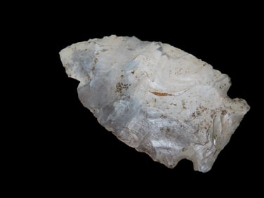 2 1/4" Side Notched Point., EX Walt McIntire, KY