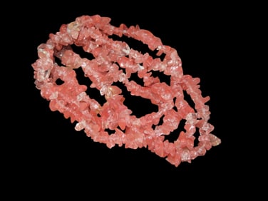 16" Rose Quartz Chip Beads