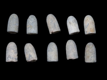 10" Silver War Bullets, Found by Boyd Cole in Wayne Co Tennessee while Metal Detecting