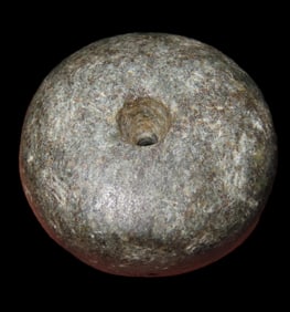 1" Pre-Columbian Jade Bead, Guatemala