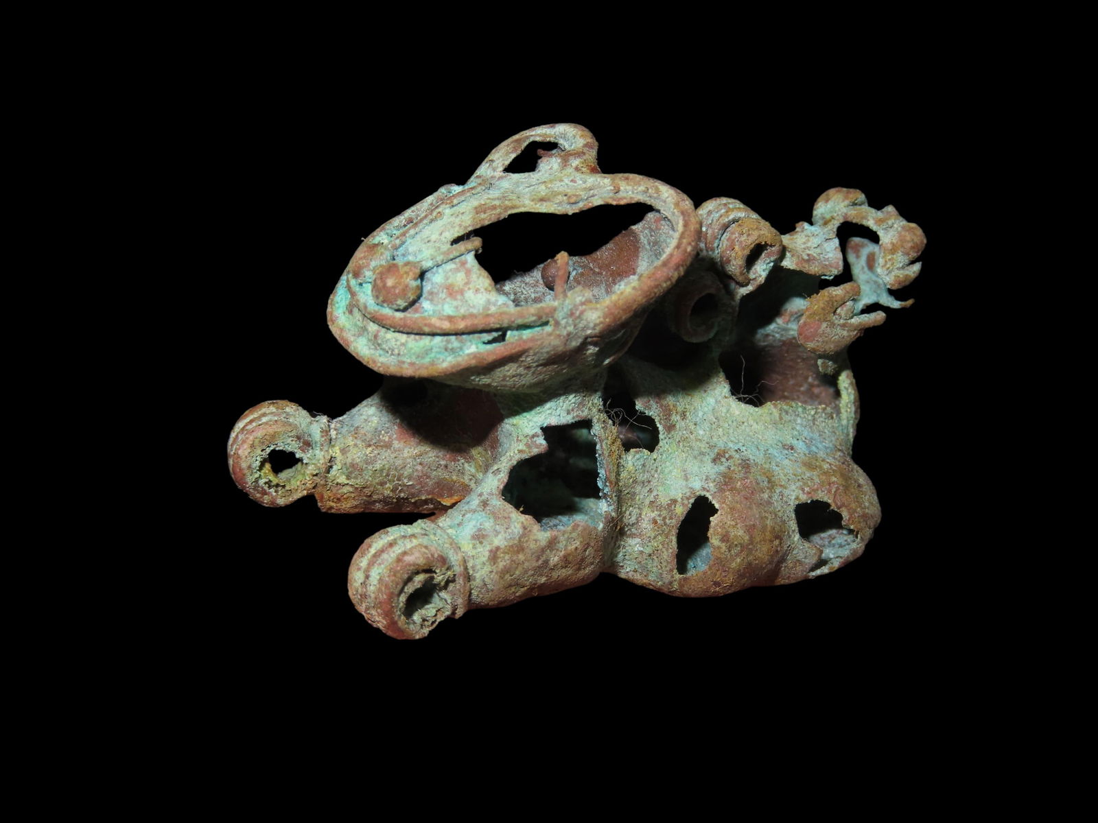 1 3/4" Copper Pre-Columbian Pendant from South America (1 of 9)