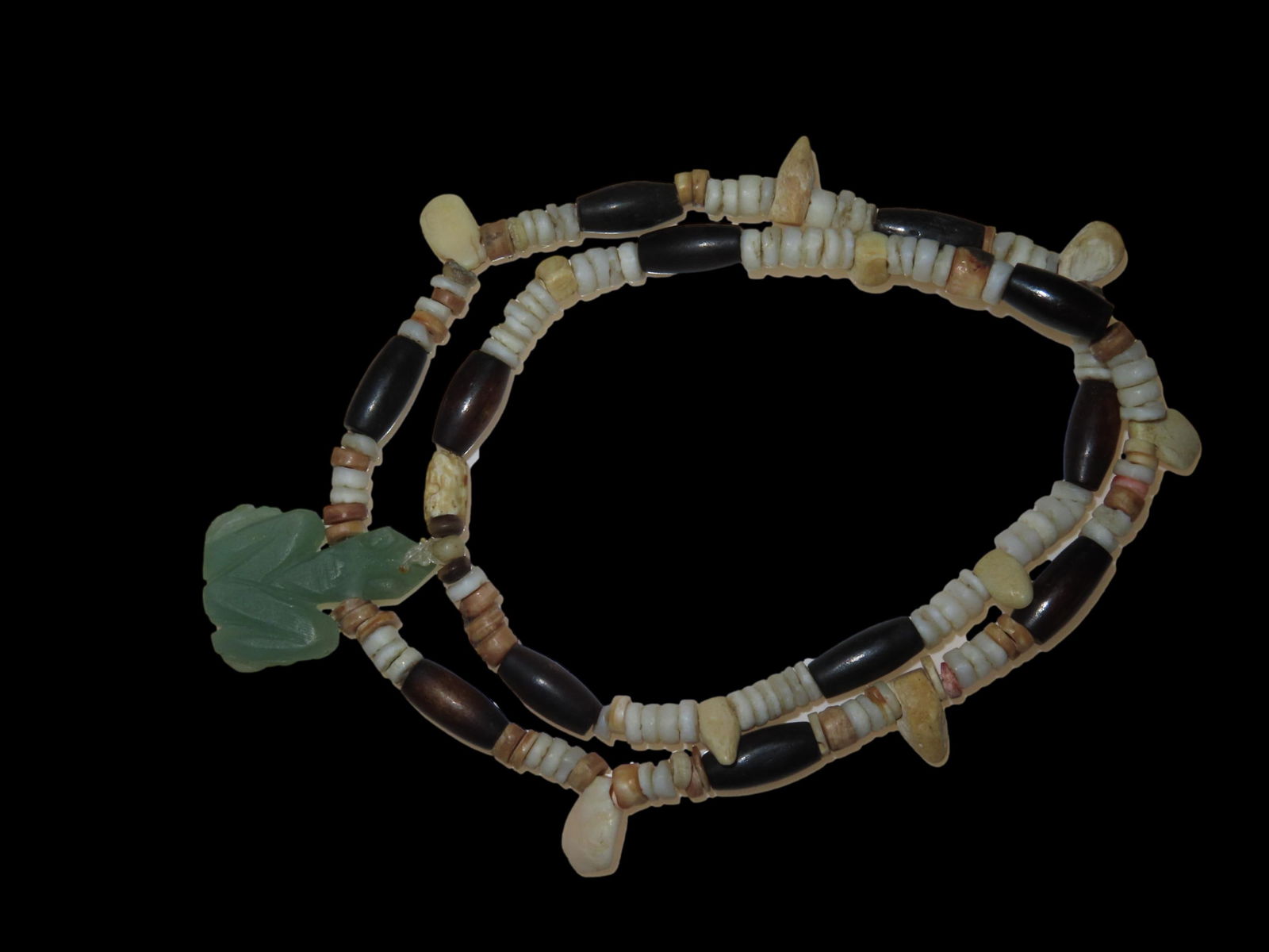 11 1/4" Pre-Columbian Shell Stone Jade Pendant (1 of 10)