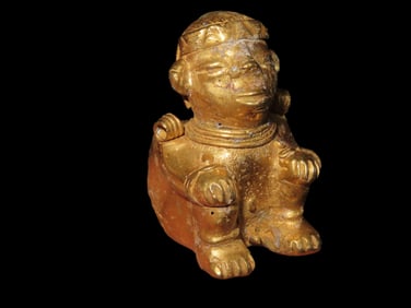 1 3/4" Pre-Columbian Tumbaga Figures, Costa Rica