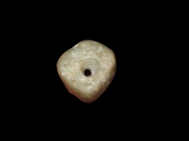 1" Pre-Columbian Jade Bead, Guatemala