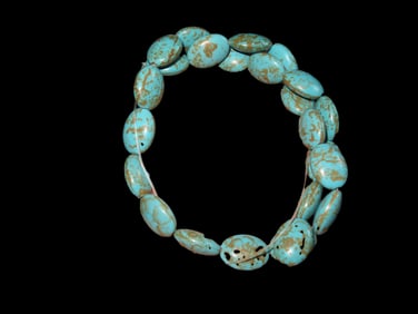 16" Strand of Turquoise color Beads
