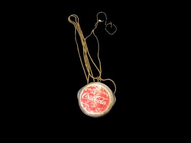 1 1/2" Coca Cola Pendant Knife and Chain