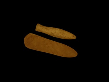 Neolithic NW Sahara Crystal Quartz Ear/Nose Plug 3500 Years Old