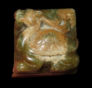 Old Chinese Hongshan Culture Jade Effigy Pendant