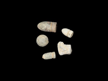 Lot of Civil War Bullets, Misc., Found by Boyd Cole in Wayne Co Tennessee while Metal Detecting