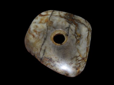 2 3/16" Old Chinese Hongshan Culture Jade Effigy Pendant