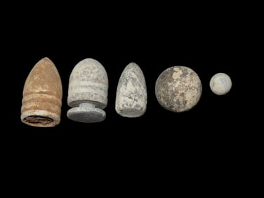 Lot of Misc. Civil War Bullets, Found by Boyd Cole in Wayne Co Tennessee while Metal Detecting