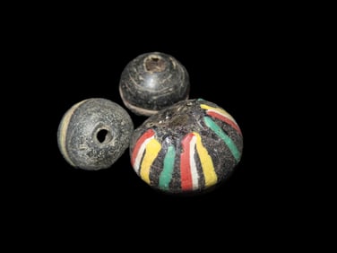 Lot of 3 Ancient Historic Beads