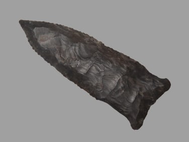3 1/8'' Greenbrier,Dickey COA,Found In Western Tennessee.River Valley,Ex Walt Mclntyre