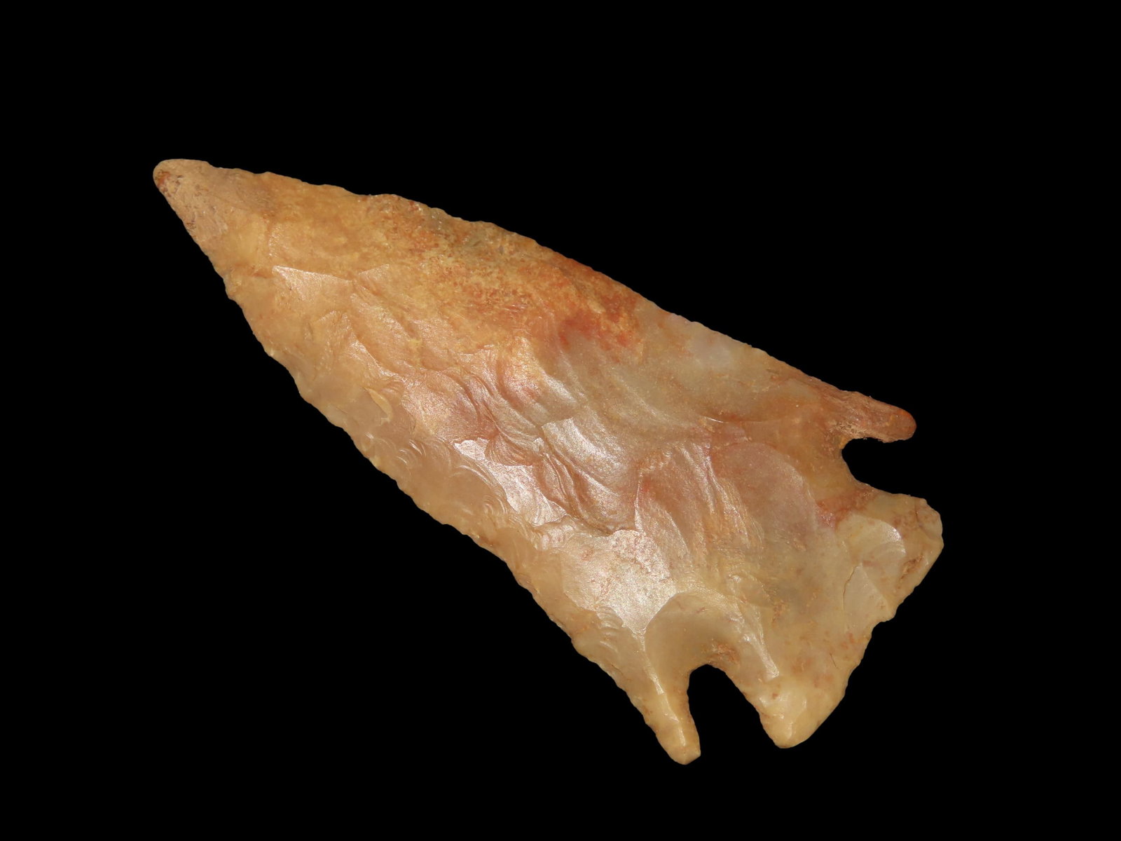 2 1/2" Lost Lake, Carter Cave, 1 Ear and Tip Restored, Ex. Walt McIntire Collection. (1 of 6)