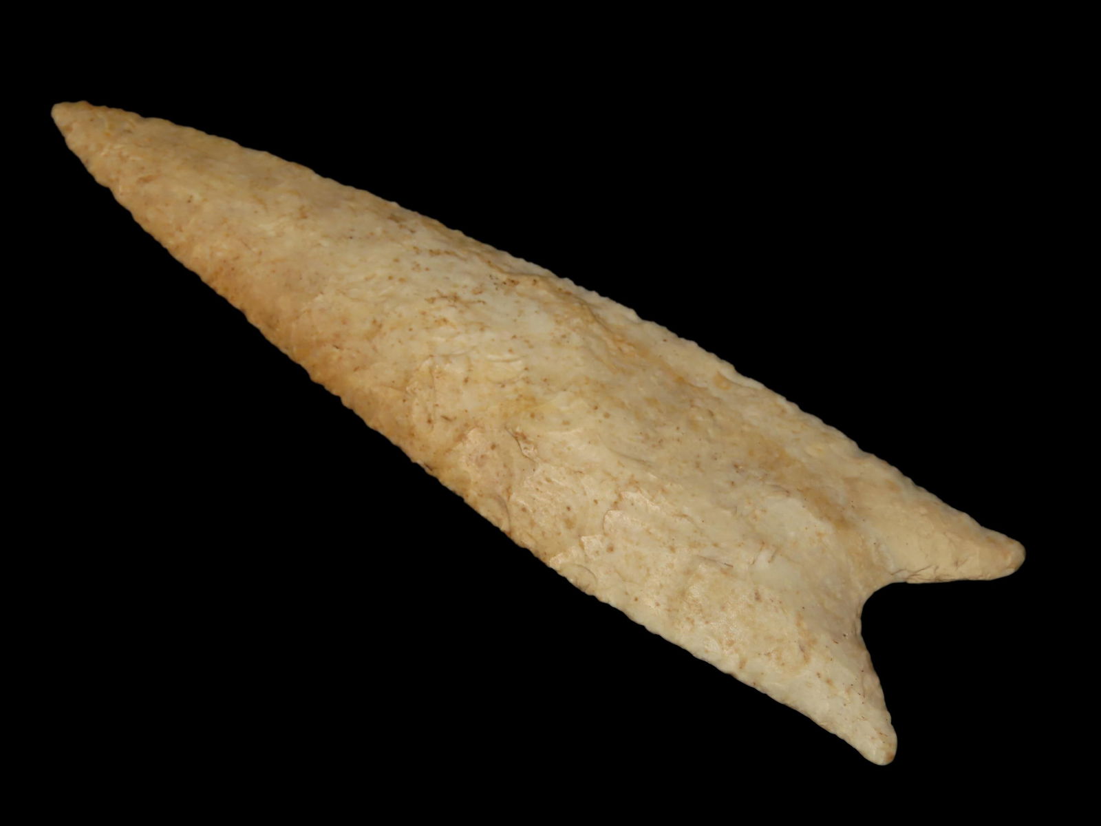 5 3/4" Dalton, ,  Stermer COA, Burlington Chert, Southern Iowa Collection (1 of 9)