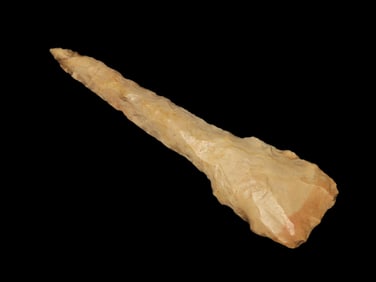 3" Stemmed Drill, found by Josh Walker 3 miles south of Lomax Illinois in Henderson Co.,