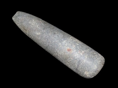 4 3/4" Highly Polished Mississippian Chisel, Creased top, found in Madison Co.,  Illinois