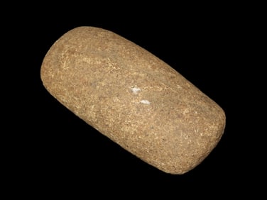41/4" Hardstone Scooped Canoe Gouge, found in Iowa Co., Iowa, Ex Jeff Hipskind Collection
