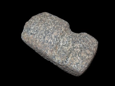3 3/16" Miniature Pocket-style 3/4 Groove Axe, found in Mills Co., , Iowa