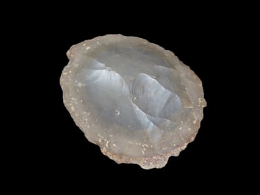 2 3/4" Bullseye Cobden Chert Cache Blade, found in Calhoun Co., , Illinois