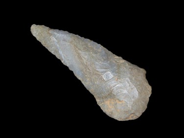 3" Hornstone Crescent Knife, found in Bath Co., , Kentucky