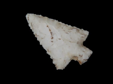 2 3/8" Serrated Fox Valley, found by Josh Walker 3 miles south of Lomax Illinois in Henderson Co.,