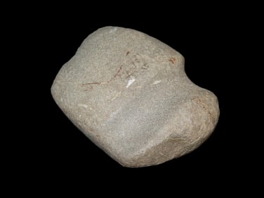 3 1/2" 3/4 Groove Axe, Granite, found in Adams Co., , Illinois