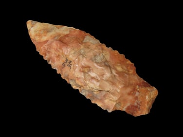 2 5/8" Flint Creek, found by Bill Pettit in NE Mississippi, acquired from Jerry Dickey