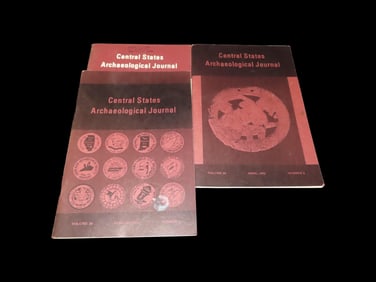 Set of 3 1992 Central States Archaeological Journals