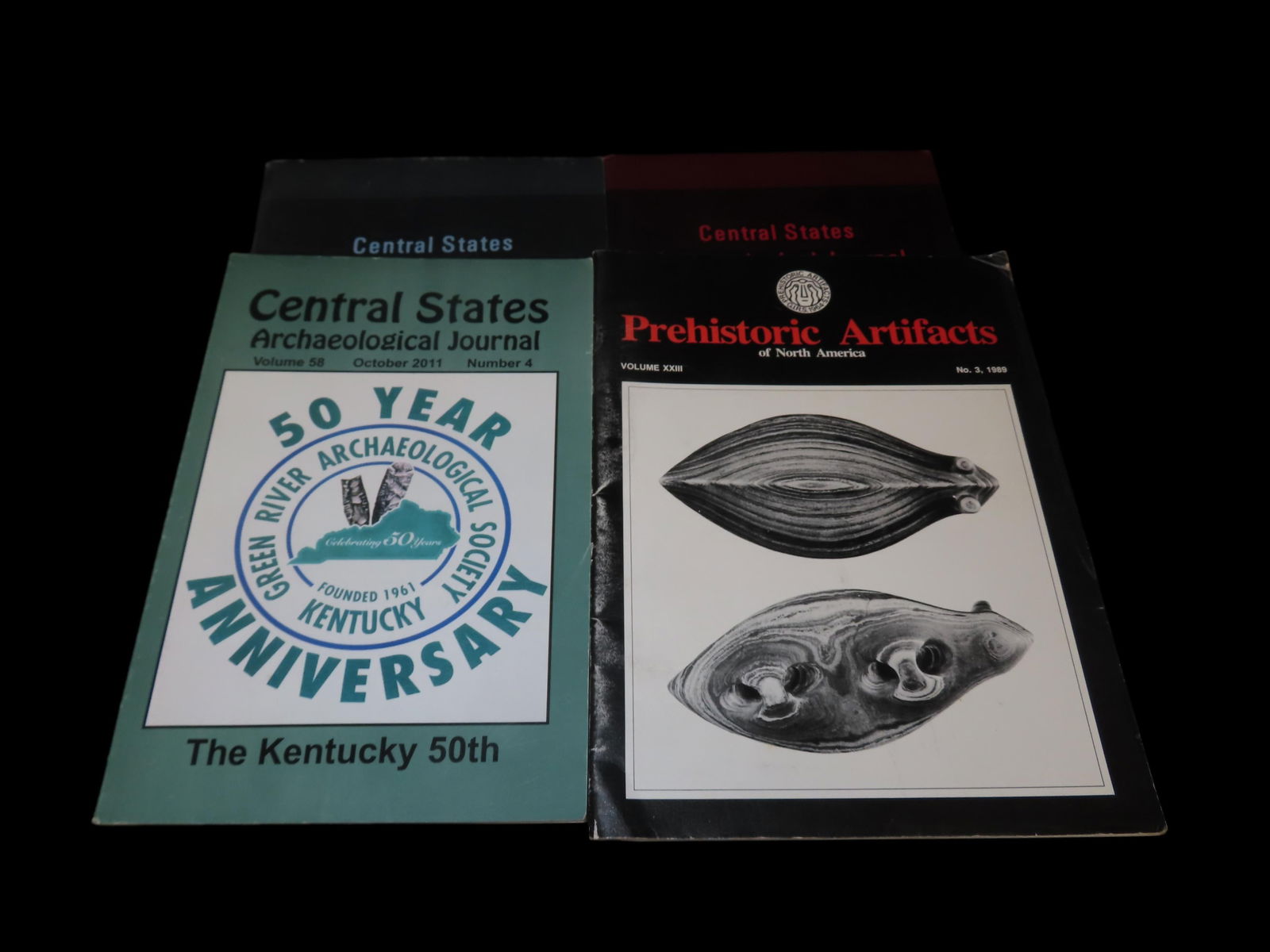 Lot of 4 Various Artifact Journals (1 of 3)