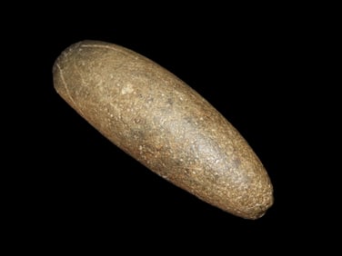 6 1/4" Hardstone Gouge/Canoe Wood Adze, Nice Finish, found in Central Ohio