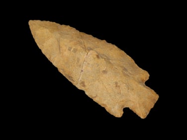3 1/2" Hardin-*broke & glued*- found in NE Arkansas, Ex Michael Knabe Collection