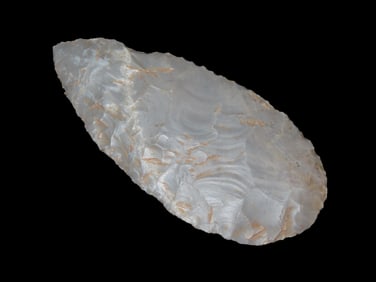 3 5/8" Adena Blade, Very Well Made, found in NE Arkansas, Ex Michael Knabe Collection