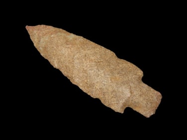 2 9/16" Needle Tip Stemmed Point, found in NE Arkansas, Ex Michael Knabe Collection